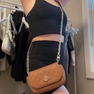 Tory Burch Mini Crossbody Bag Brown